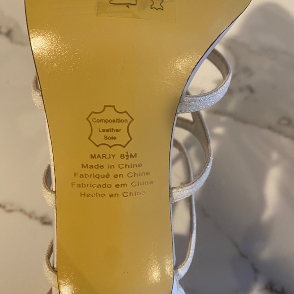 Touch of Nina white strappy heels - Picture 4 of 5